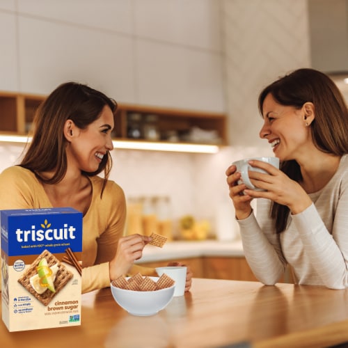 Triscuit Cinnamon Brown Sugar Whole Grain Wheat Crackers Perspective: top