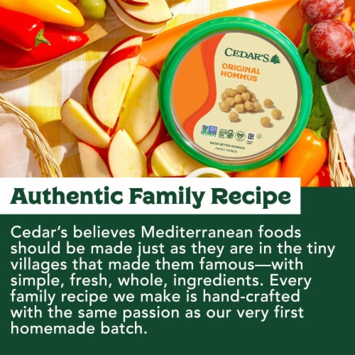 Cedar's Baba Ghannouj Roasted Eggplant Dip Perspective: top