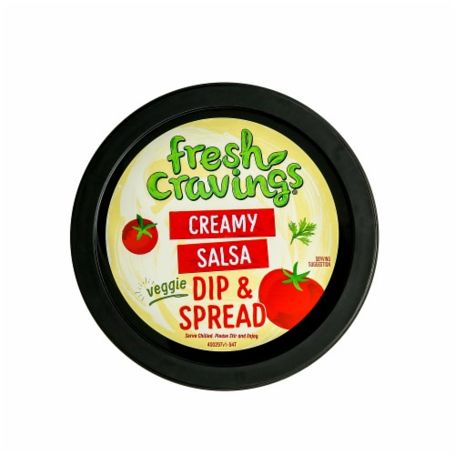Fresh Cravings® Creamy Salsa Veggie Dip Perspective: top