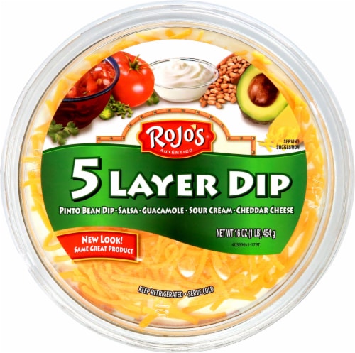 Rojo's® Mild 5 Layer Dip Perspective: top