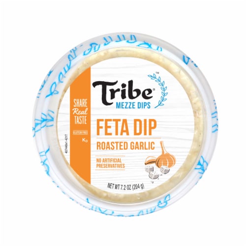 Tribe® Roasted Garlic Feta Dip Perspective: top