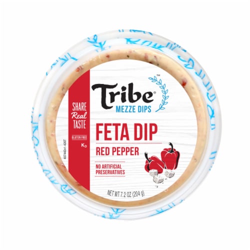 Tribe® Red Pepper Feta Dip Perspective: top