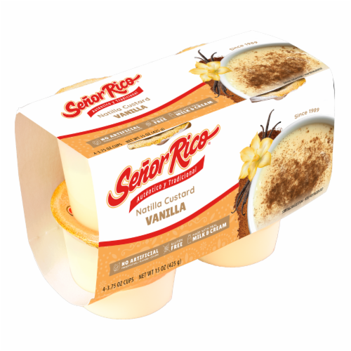 Senor Rico® Vanilla Natilla Custard Perspective: top