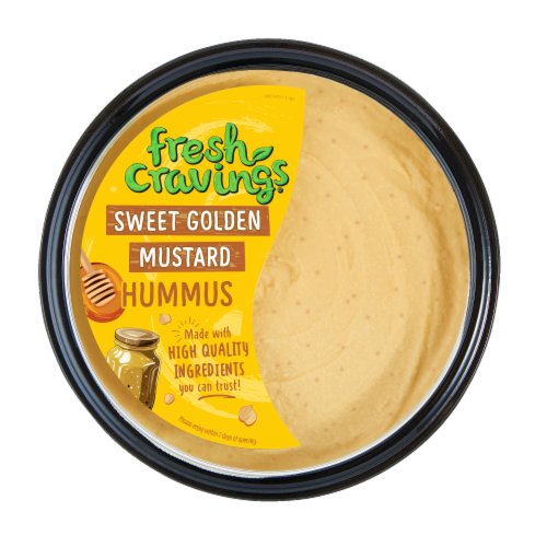 Fresh Cravings® Sweet Golden Mustard Hummus Perspective: top
