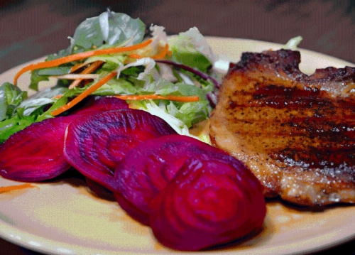 Aunt Nellie's® Sliced Pickled Beets Perspective: top