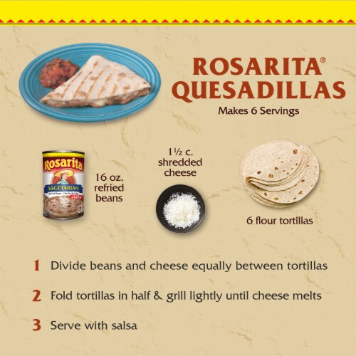 Rosarita Vegetarian Refried Beans Perspective: top