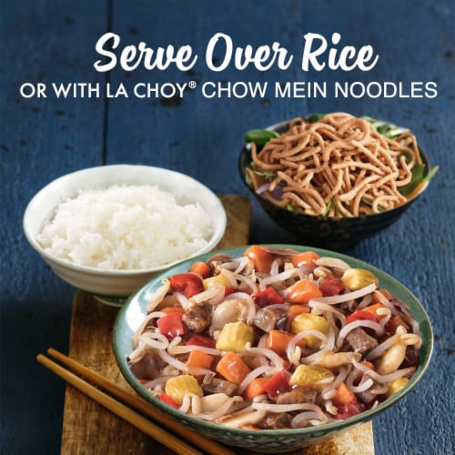 La Choy Beef Chow Mein With Sauce & Asian-Style Vegetables Perspective: top