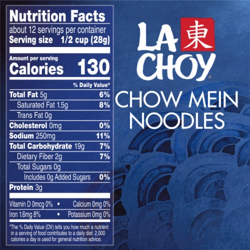 La Choy Chow Mein Noodles Perspective: top