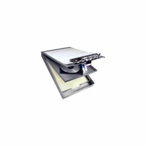 Saunders Storage Clipboard,Letter Sz,Metal,Silver 21017 Perspective: top