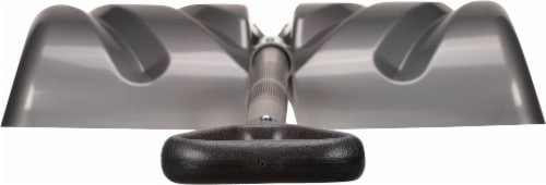 Suncast Deluxe Combo Steel Shovel - Gray Perspective: top