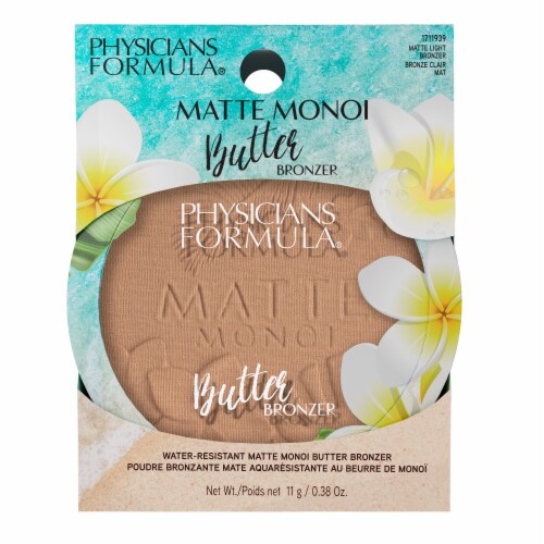 Escape to paradise with this luxuriously creamy Matte Monoi Butter Bronzer from Physicians Formula. Perspective: top