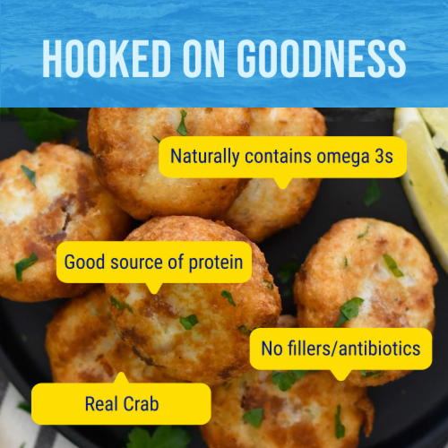 Gorton’s Crab Cakes Maryland Style, Frozen Perspective: top
