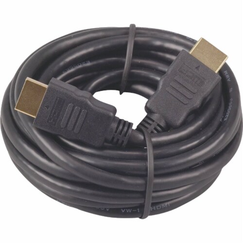 RCA 12 Ft. Black Standard HDMI Cable VH12HHR Perspective: top