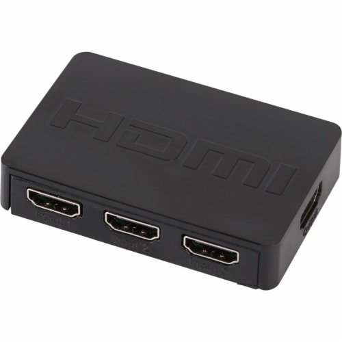 RCA 1 HDMI Port to 3 HDMI Port Switcher Adapter DHSWITCHE Perspective: top