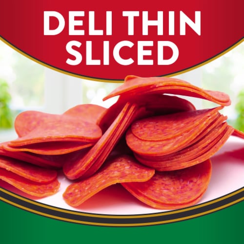 Gallo® Salame Deli Sliced Pepperoni Deli Meat Perspective: top
