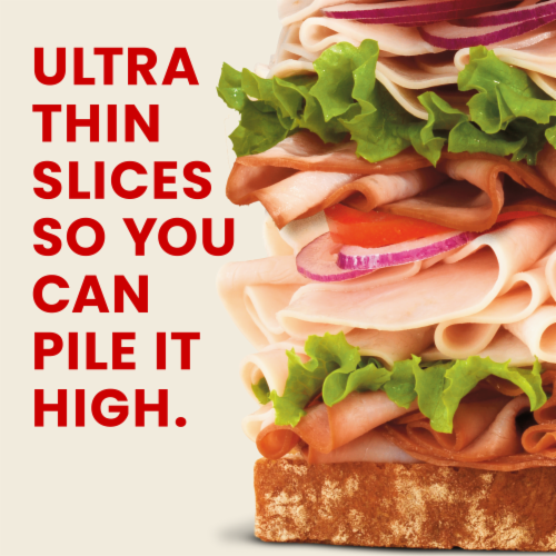 Hillshire Farm® Ultra Thin Sliced Honey Roasted Turkey Breast & Smoked Ham Variety Pack Perspective: top
