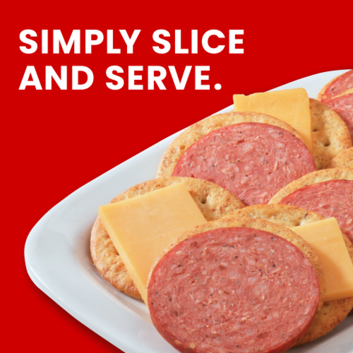 Hillshire Farm® Hardwood Smoked Summer Sausage Perspective: top