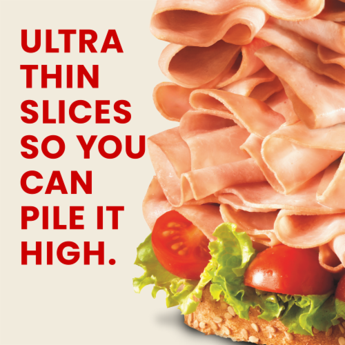Hillshire Farm Ultra Thin Sliced Brown Sugar Ham Sandwich Meat Perspective: top