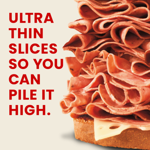 Hillshire Farm® Ultra Thin Sliced Pastrami Deli Meat Perspective: top