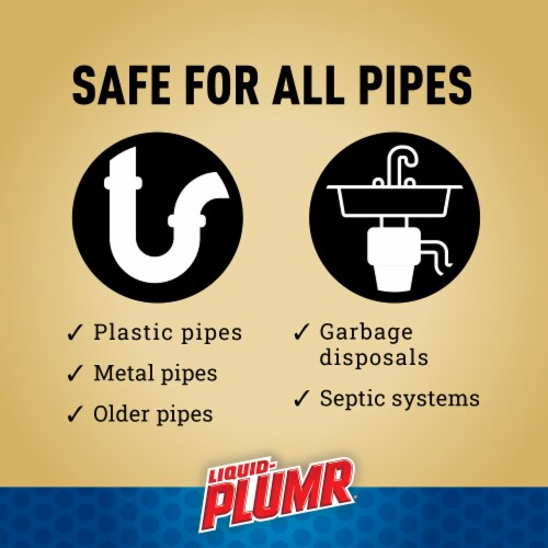 Liquid-Plumr Pro-Strength Clog Remover Gel with PipeGuard Perspective: top