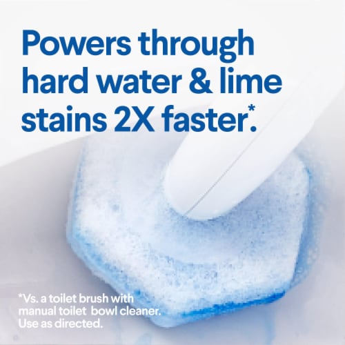 Clorox Disposable Toilet Refill Heads and Storage Caddy ToiletWand Cleaning System Perspective: top