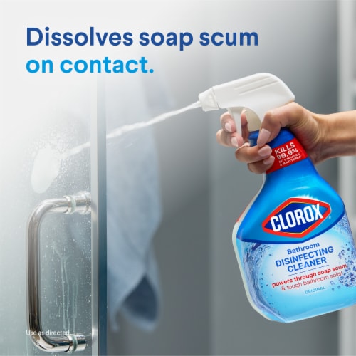 Clorox Disinfecting Bathroom Cleaner Spray Bottle, 30 fl oz - Kroger