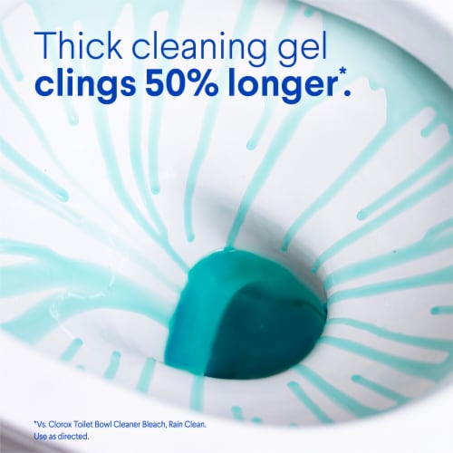 Clorox Ocean Mist Clinging Bleach Gel Toilet Bowl Cleaner Perspective: top