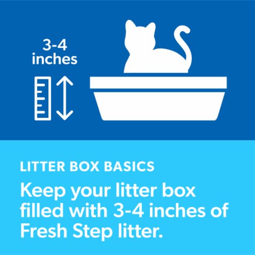 Fresh Step Lightweight Extreme Scented Litter with Febreze Clumping Cat Litter Perspective: top
