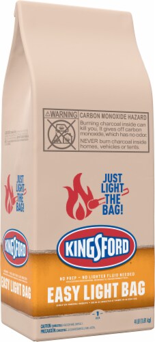 Kingsford Easy Light Charcoal Briquettes Bag Perspective: top