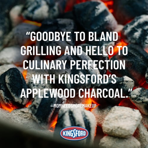 Kingsford BBQ Charcoal Briquettes with Applewood Perspective: top