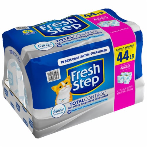 Fresh Step Clean Paws Multi-Cat Scented Litter with Febreze Clumping Cat  Litter, 22.5 lb - Fry's Food Stores