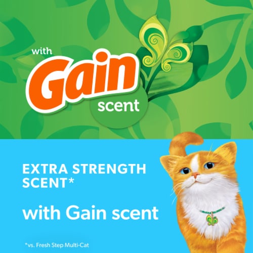 Fresh Step Clumping Litter With Febreze Freshness With Gain Original Scent Perspective: top