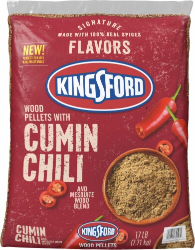 Kingsford Signature Flavors with Cumin and Chili Wood Pellets Perspective: top