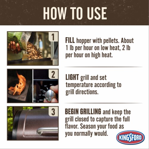 Kingsford Signature Flavors with Garlic Onion and Paprika Wood Pellets Perspective: top