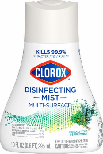 Clorox Disinfecting Mist Eucalyptus Peppermint Disinfecting Refill Perspective: top
