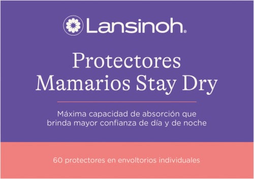Lansinoh Stay Dry Disposable Nursing Pads Perspective: top