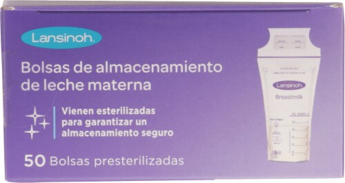 Lansinoh® Breast Milk Storage Bags Perspective: top