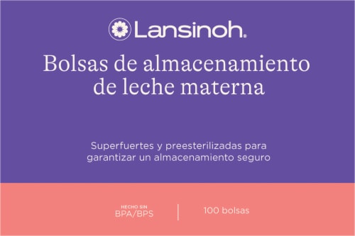 Lansinoh® Breastmilk Storage Bags Perspective: top