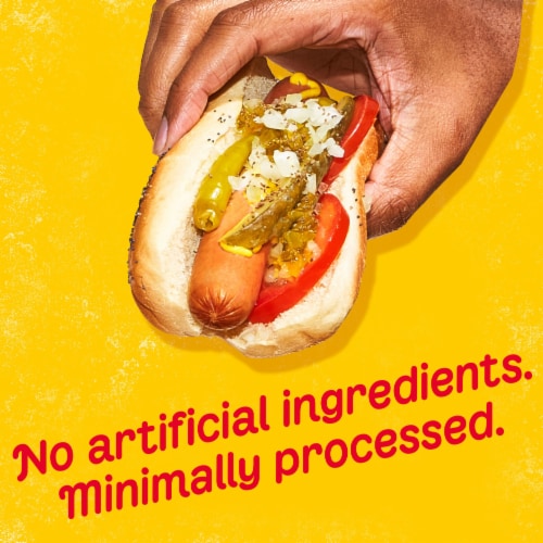 Oscar Mayer Turkey Dogs Natural Uncured Turkey Franks Hot Dogs Perspective: top
