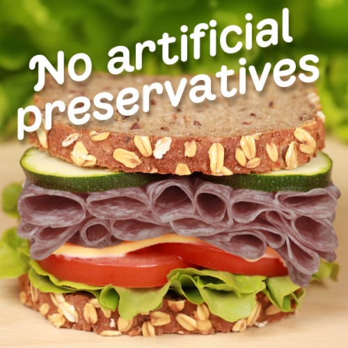 Oscar Mayer Hard Salami Sliced Lunch Meat Perspective: top