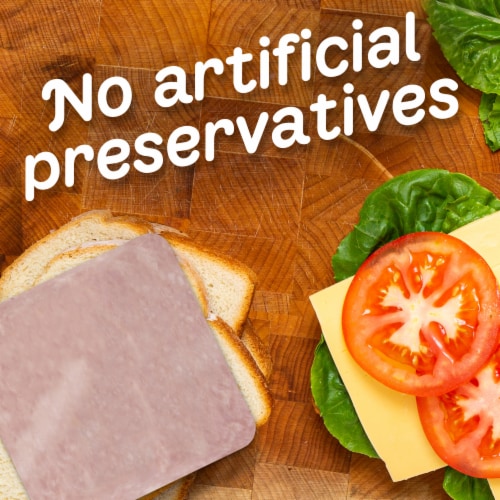 Oscar Mayer Chopped Ham Sliced Deli Lunch Meat Perspective: top