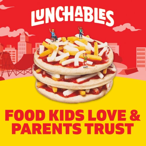 Lunchables Extra Cheesy Pizza Snack Kit Perspective: top