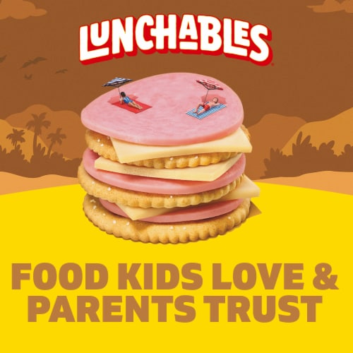 Lunchables Ham & Swiss Cracker Stackers Snack Kit Perspective: top