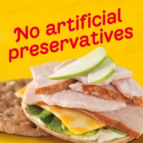 Oscar Mayer Carving Board Applewood Smoked Turkey Breast Thin Sliced Lunchmeat 7.5 oz Perspective: top