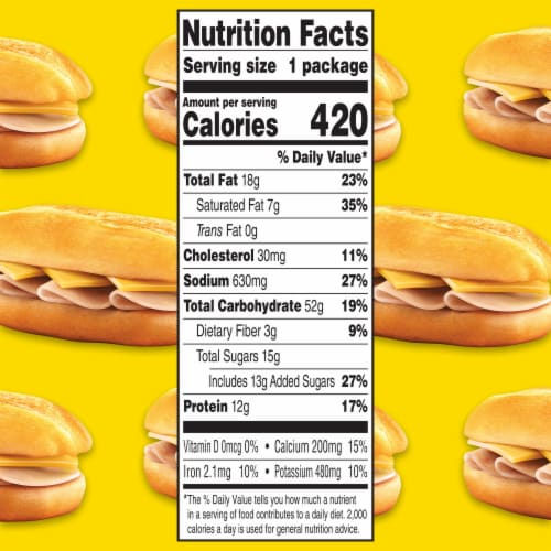 Lunchables Uploaded Turkey & Cheddar Sub Sandwich Kids Lunch Meal Kit Perspective: top