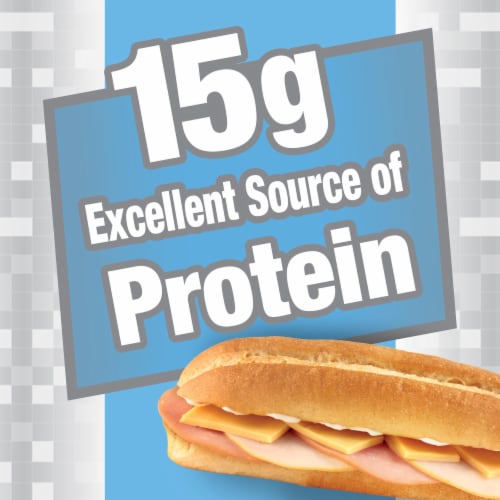 Lunchables Uploaded 6-Inch Turkey Ham & Cheese Sub Sandwich Meal Kit Perspective: top