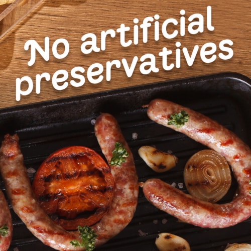 Oscar Mayer Natural Selects Hardwood Smoked Uncured Beef Sausage, Pack Perspective: top