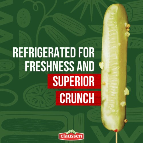 Claussen Kosher Dill Pickle Spears Perspective: top