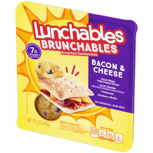 Lunchables Brunchables Breakfast Sandwiches Meal Kit Perspective: top