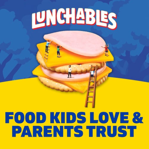 Lunchables Turkey & Cheddar Cheese with Crackers Snack Kit Perspective: top